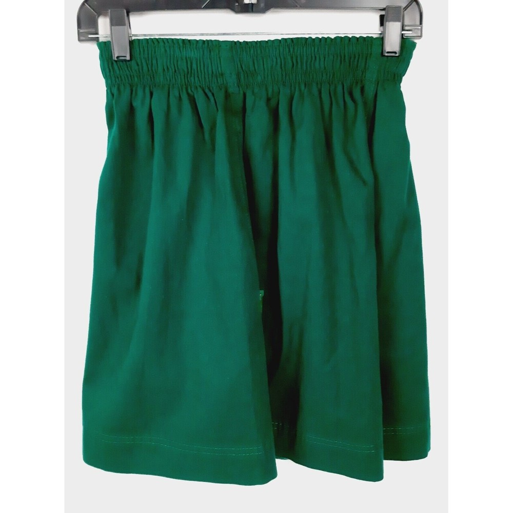 Vintage 1980's Gene Ewing Bis 100% Cotton Dark Green Shorts Womens Size Petite